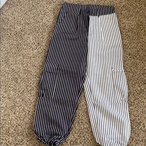 Fun opposite colored pants